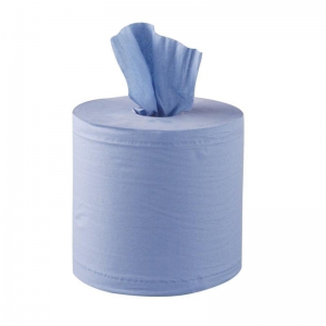 Centerfeed Toilet Tissue Roll Blue